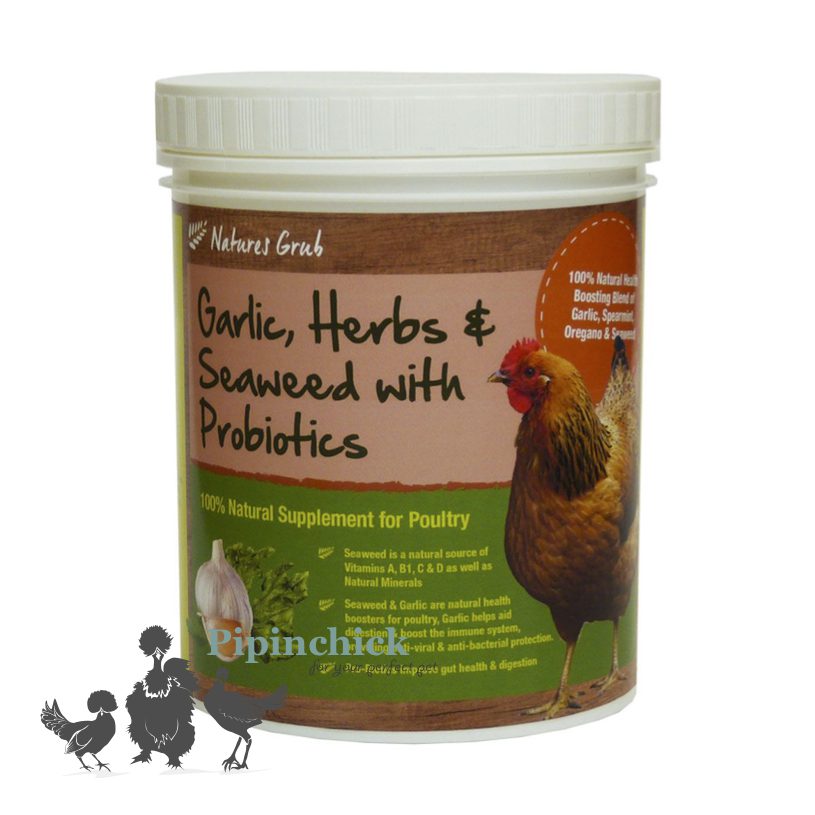 Natures Grub Garlic, Herb and Seaweed 300gm